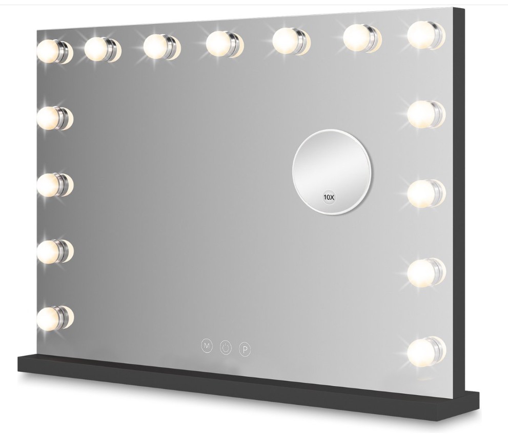 Spiegel, make-up met led l 58 x b 46 cm