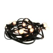 Prikkabel 10 meter met 15 lampen wit (helder)