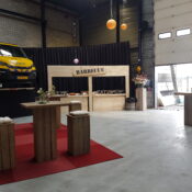 Buffetstelling steigerhout (bar, BBQ, uitgifte) enkel