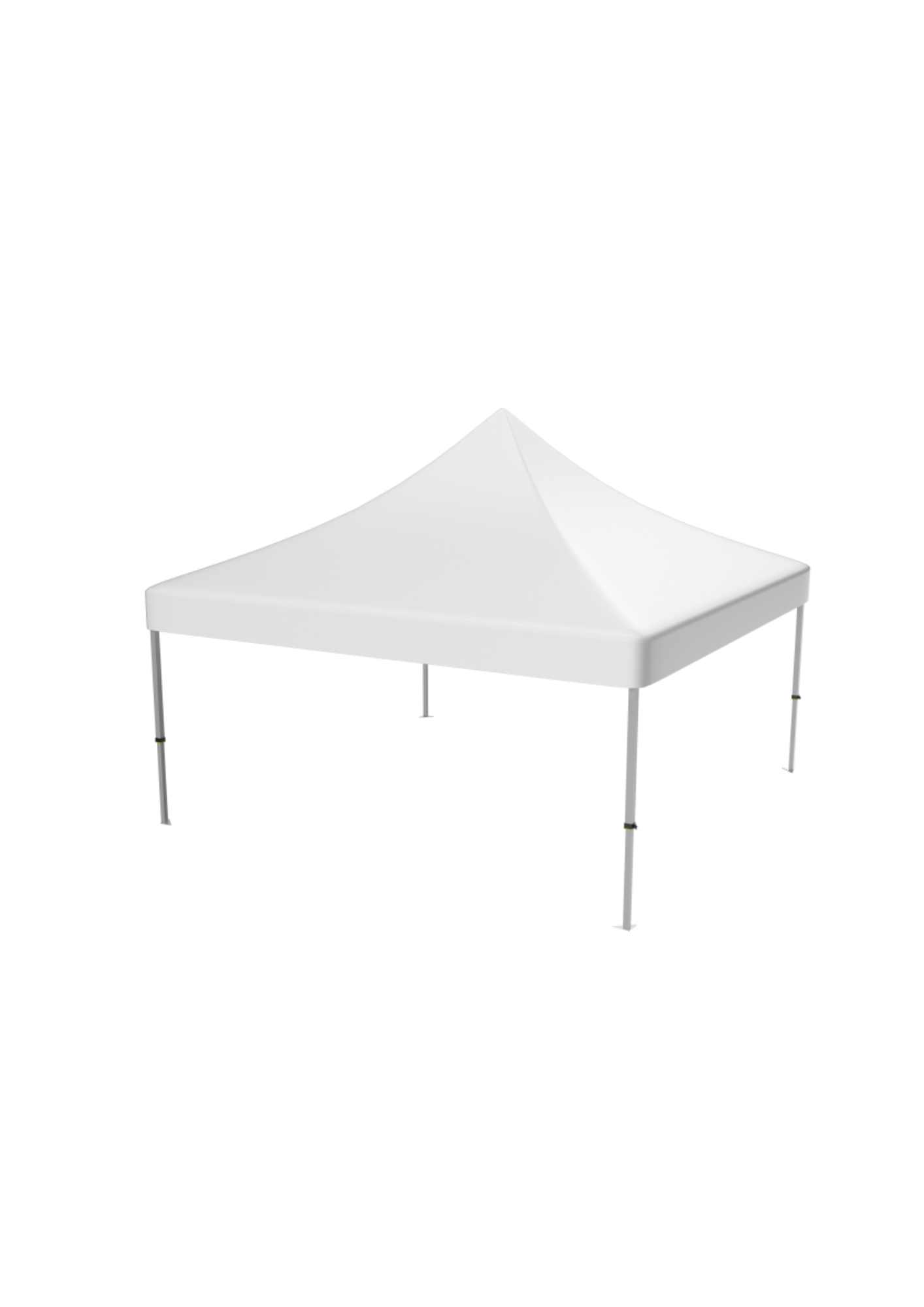 Vouwtent Proline 4 x 2 meter ZWART(frame + dak)