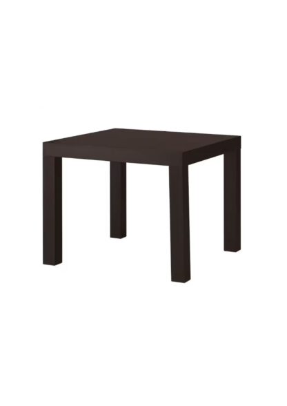 Loungetafel zwart 55 x 55 x 45 cm